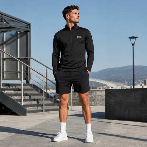 QUEL Core Half-Zip Longsleeve